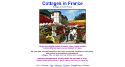 Desktop Screenshot of cottagesinfrance.com
